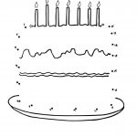 زرافه جادویی - نقاشی نقطه به نقطه کیک تولد