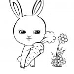 طرح رنگ آمیزی کودکان خرگوش و هویج