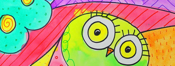 نقاشی کودکانه چشم و ابرو