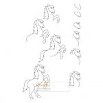 زرافه-جادویی-نقاشی-ساده-اسب