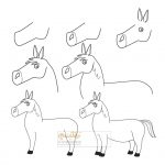 زرافه-جادویی-نقاشی-ساده-اسب-2