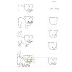 زرافه-جادویی-نقاشی-ساده-بچه-گربه