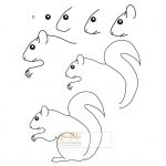 زرافه-جادویی-نقاشی-ساده-سنجاب