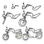 زرافه-جادویی-نقاشی-ساده-موتورسیکلت