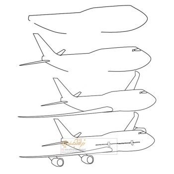 زرافه-جادویی-نقاشی-ساده-هواپیما-مسافربری
