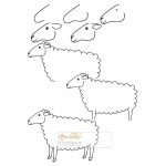 زرافه-جادویی-نقاشی-ساده-گوسفند